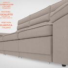 Sofá Lincoln 2,05m Assento Retrátil E Reclinável Velosuede Be