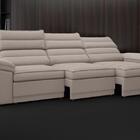 Sofá Lincoln 2,05m Assento Retrátil E Reclinável Velosuede Be