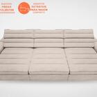 Sofá Lincoln 2,30m Assento Retrátil E Reclinável Velosuede Ar