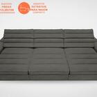 Sofá Lincoln 2,30m Assento Retrátil E Reclinável Velosuede Ci