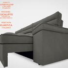 Sofá Lincoln 2,30m Assento Retrátil E Reclinável Velosuede Ci