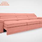 Sofá Lincoln 2,30m Assento Retrátil E Reclinável Velosuede Ro