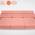 Sofá Lincoln 2,30m Assento Retrátil E Reclinável Velosuede Ro