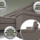 Sofá Lincoln Assento Retrátil E Reclinável Velosuede Marrom -