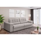 Sofá Linho 4 Lugares Retrátil E Reclinável 230m Majestoso Esp