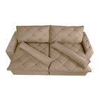 Sofá Lisboa 2,32m Retrátil, Reclinável Com Molas No Assento T