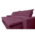 Sofá Lisboa 2,32m Retrátil, Reclinável Com Molas No Assento T