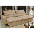 Sofá Lisboa 2,92m Retrátil, Reclinável Com Molas No Assento T