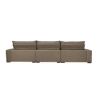 Sofá Lisboa 3,52m Retrátil, Reclinável Com Molas No Assento E