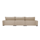 Sofá Lisboa 3,52m Retrátil, Reclinável Com Molas No Assento E