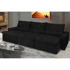 Sofá Lisboa 3,52m Retrátil, Reclinável, Molas No Assento E Al