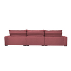 Sofá Lisboa 3,82m Retrátil, Reclinável Com Molas No Assento E