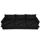 Sofá Lisboa 3,82m Retrátil, Reclinável, Molas No Assento E Al