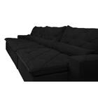 Sofá Lisboa 3,82m Retrátil, Reclinável, Molas No Assento E Al