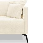 Sofa Liv 3 Lugares 220cm Pes Aço Linho 234 Ezz