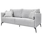 Sofa Liv 3 Lugares 220cm Pes Aço Linho 234 Ezz