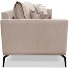 Sofa Liv 3 Lugares 220cm Pes Aço Linho 234 Ezz