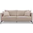 Sofa Liv 3 Lugares 220cm Pes Aço Linho 234 Ezz