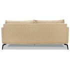 Sofa Liv 3 Lugares 220cm Pes Aço Linho 234 Ezz