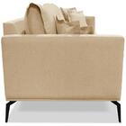 Sofa Liv 3 Lugares 220cm Pes Aço Linho 234 Ezz