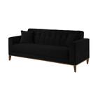 Sofa Liverpool 3 Lugares 195 Cm Base Madeira Talento Móveis