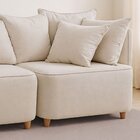 Sofá Liverpool Bipartido Mm Top 200cm Bege