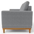 Sofá Living 160cm 2 Lugares Kayrós D05 Bouclê Cinza - Mpozena
