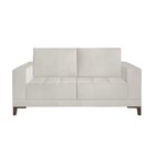 Sofá Living 160cm 2 Lugares Orion Espresso Móveis Bege