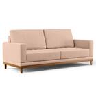 Sofá Living 180cm 3 Lugares Kayrós D05 Linho Rosê - Mpozenato