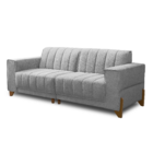 Sofá Living 2,00m 4 Lugares Oslo - Coliseu Cinza