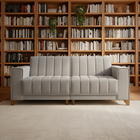 Sofá Living 2,00m 4 Lugares Oslo - Coliseu Cinza