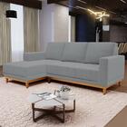 Sofá Living 200cm 3 Lugares Com Chaise Direito Kayrós D05 Bou