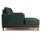 Sofá Living 200cm 3 Lugares Com Chaise Direito Kayrós D05 Lin