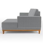 Sofá Living 200cm 3 Lugares Com Chaise Esquerdo Kayrós D05 Bo