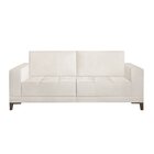 Sofá Living 240cm 3 Lugares Orion Espresso Móveis Cru