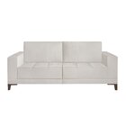 Sofá Living 280cm 4 Lugares Orion Espresso Móveis Bege