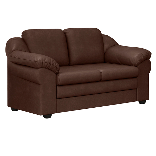 Sofá Living 2 Lugares 157cm Áurea Courino Marrom - Sallar Home