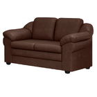 Sofá Living 2 Lugares 157cm Áurea Courino Marrom - Sallar Home