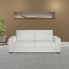 Sofá Living 2 Lugares 160cm Valence Espresso Móveis Bege
