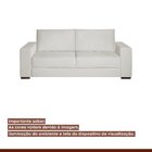 Sofá Living 2 Lugares 160cm Valence Espresso Móveis Bege