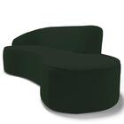 Sofá Living 2 Lugares 180cm Braço Esquerdo Mozart D06 Veludo