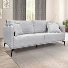 Sofá Living 2 Lugares 1 60m Sirius Linho Pés Metálicos - Pall