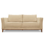 Sofá Living 2 Lugares 1 70m Vega Linho Pés Castanho - Pallazi