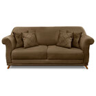 Sofá Living 2 Lugares 1 80m Vênus Suede Pés Castanho - Pallaz