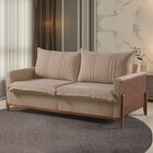 Sofá Living 2 Lugares 200cm Em Veludo Noruega Veludo  Veludo