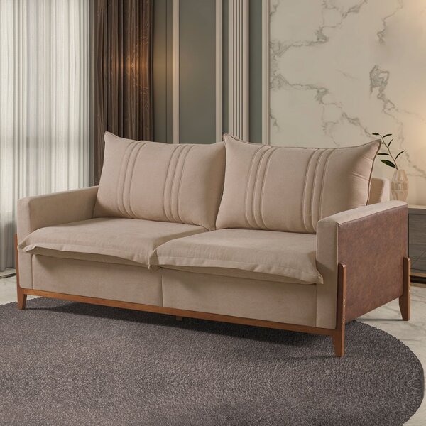 Sofá Living 2 Lugares 200cm Em Veludo Noruega Veludo  Veludo