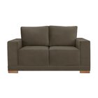 Sofá Living 2 Lugares Em Veludo Filadélfia Yescasa Marrom