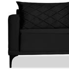 Sofa Living 2 Lugares Nori 160cm Veludo Deluxe Ezz