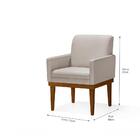 Sofá Living 3 E 2 Lug. 2,20/1,58mts + 02 Poltronas Bege