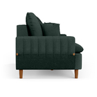 Sofá Living 3 Lugares 180cm Com Almofadas Veras D05 Linho Ver